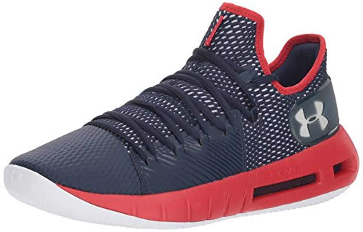 Under Armour Hovr Havoc Low Basketball Shoe in Blue for Men Lyst