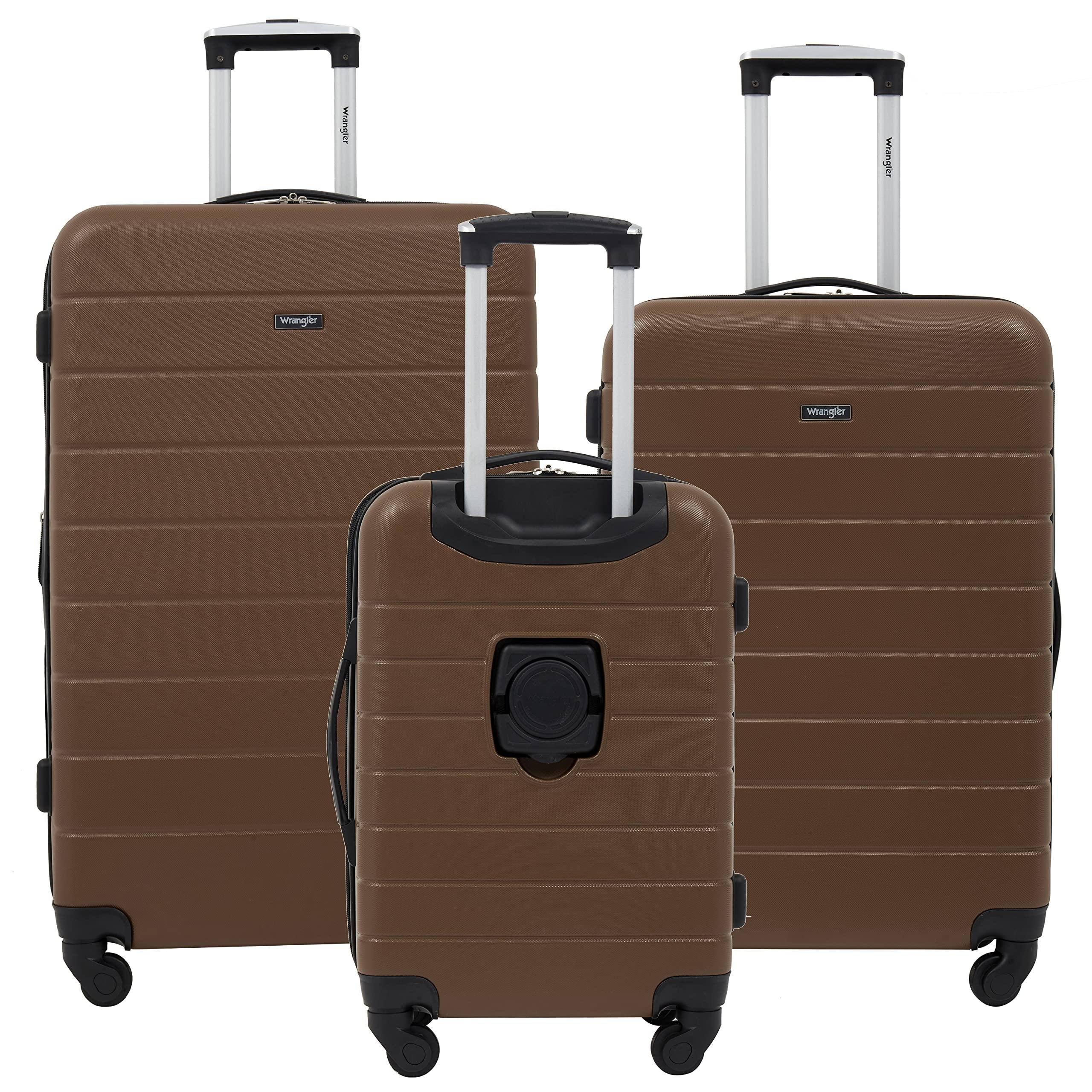 Wrangler Smart Luggage Set With Cup Holder And Usb Port in Brown | Lyst