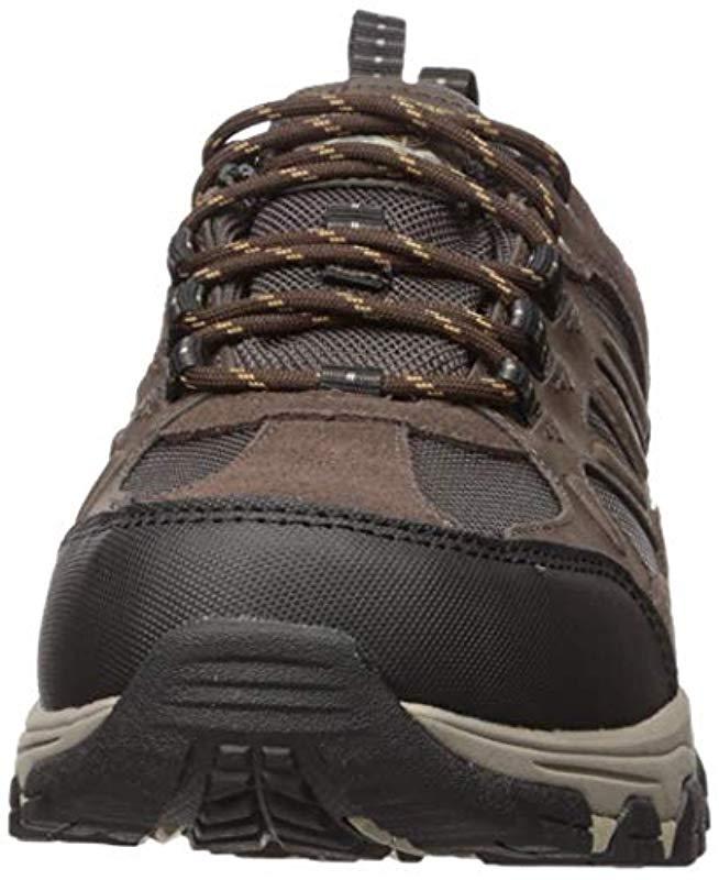 Skechers Outline-solego Trail Oxford Hiking Shoe in Brown for Men ...