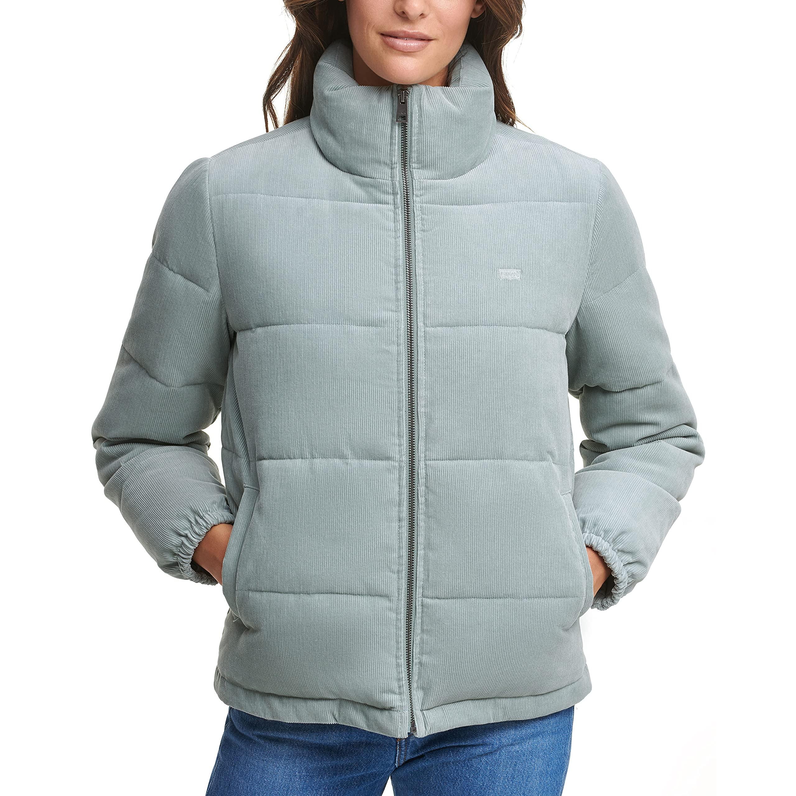 Levi's Corduroy Zoe Bubble Puffer Jacket, Quilted Pattern in Gray - Save  62% - Lyst