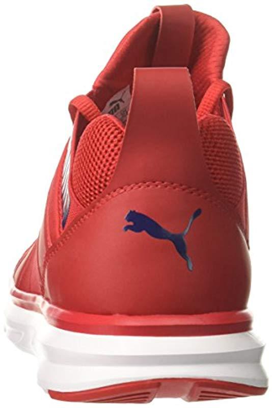 puma enzo mesh red