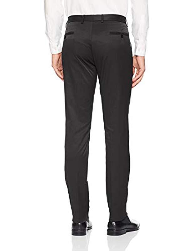 TAHARI Mens 4-Way Stretch Cotton Tech Flat Front