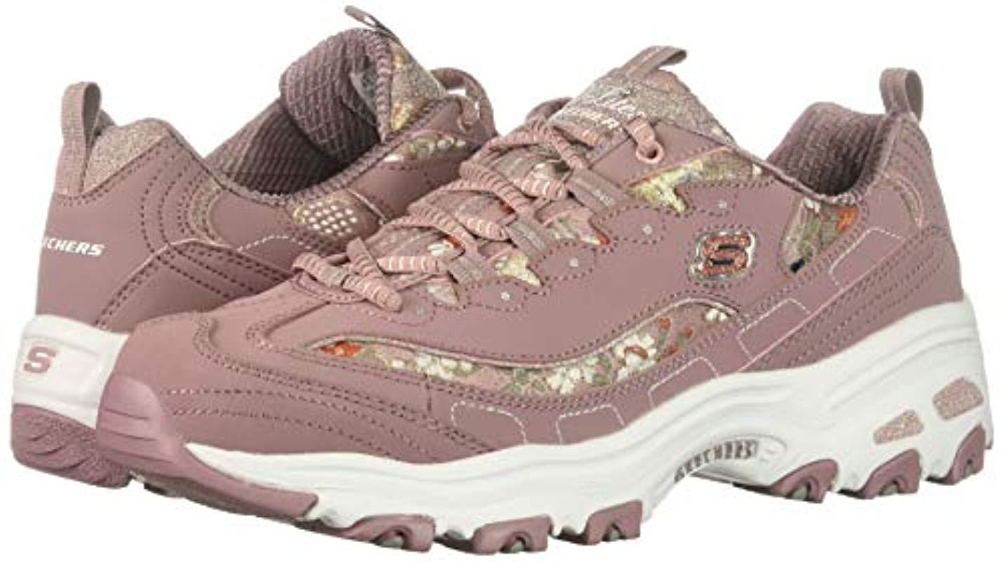 skechers d lites floral