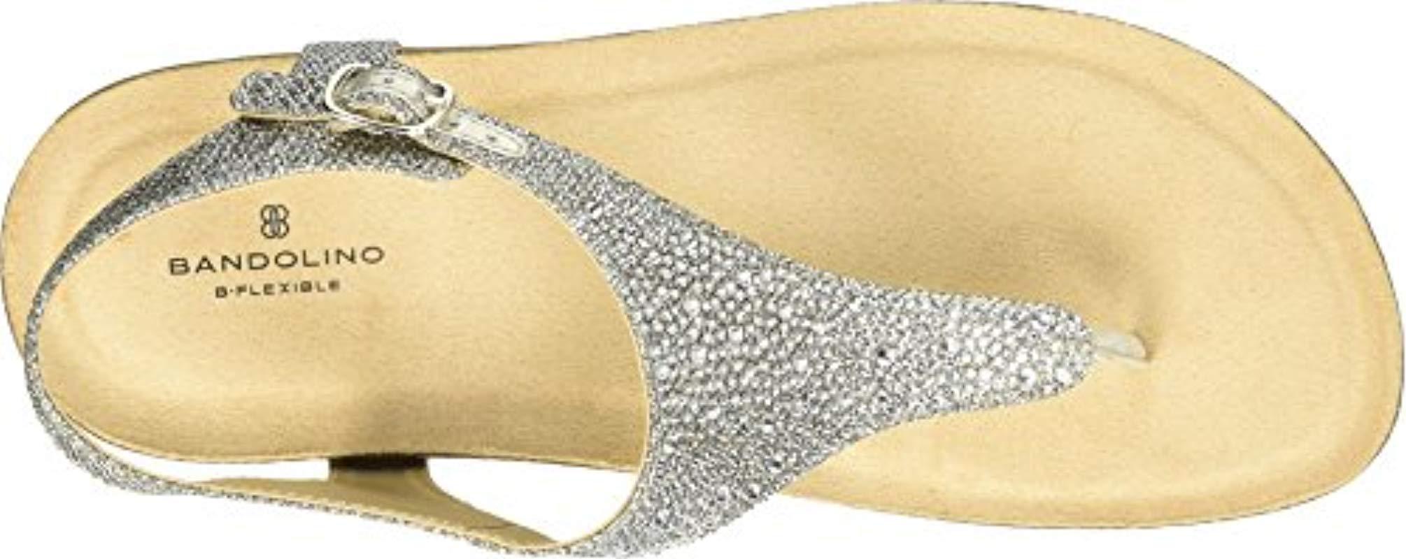 Bandolino Hereby Sandal in Gold (Metallic) - Lyst