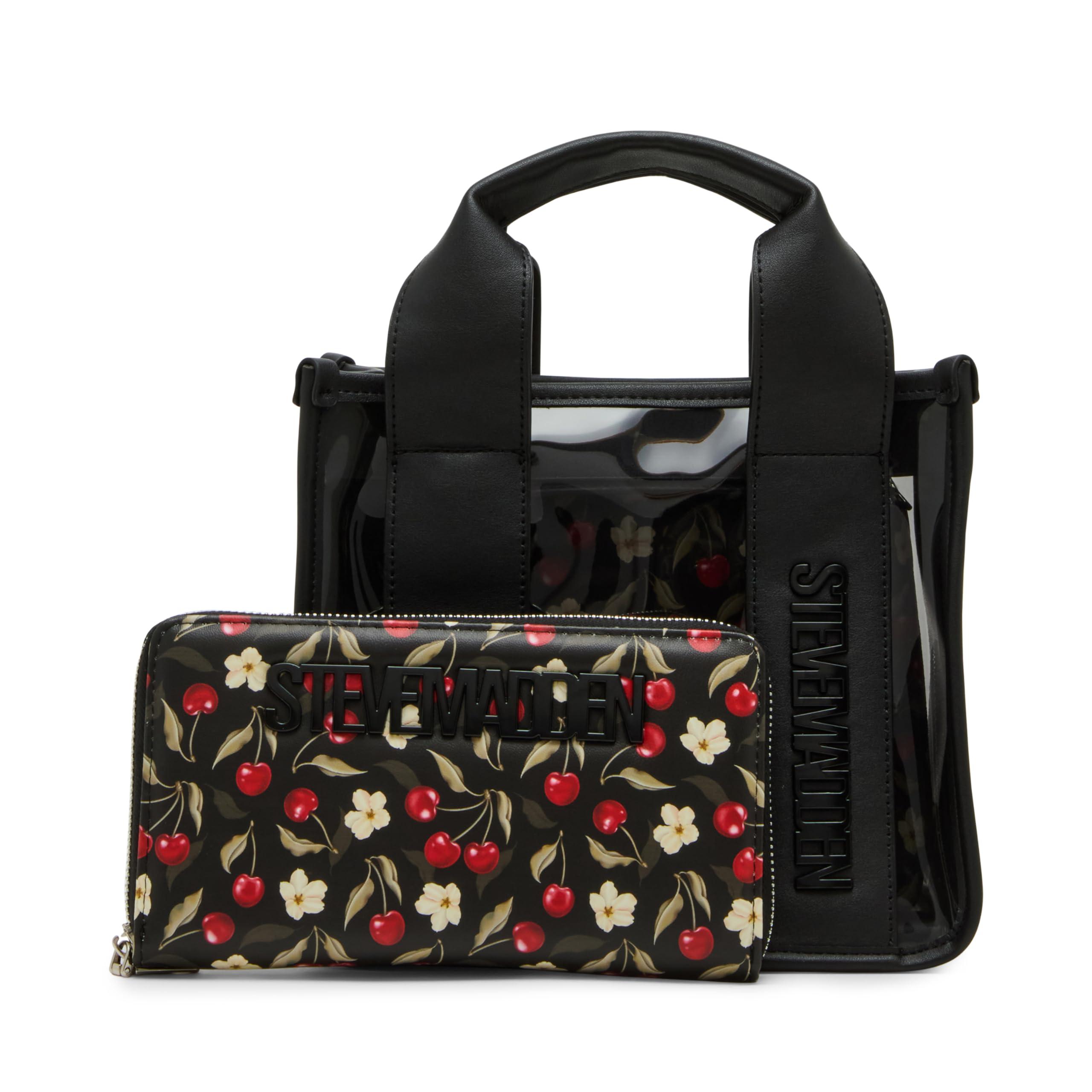【Steve Madden】 Caroll サッチェルバッグ ブラック Steve Madden Caroll Satchel, Black: Handbags: Amazon.com