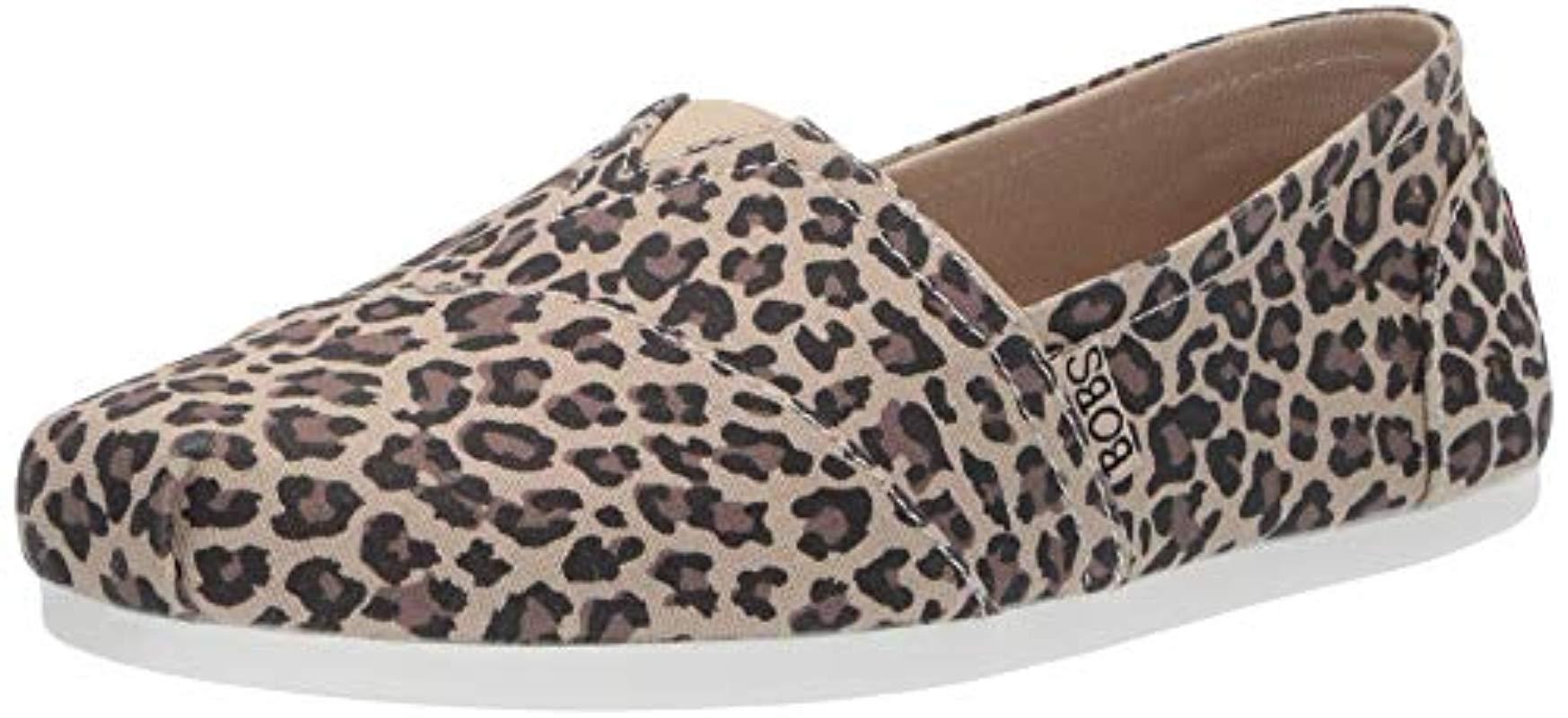 skechers leopard slip ons