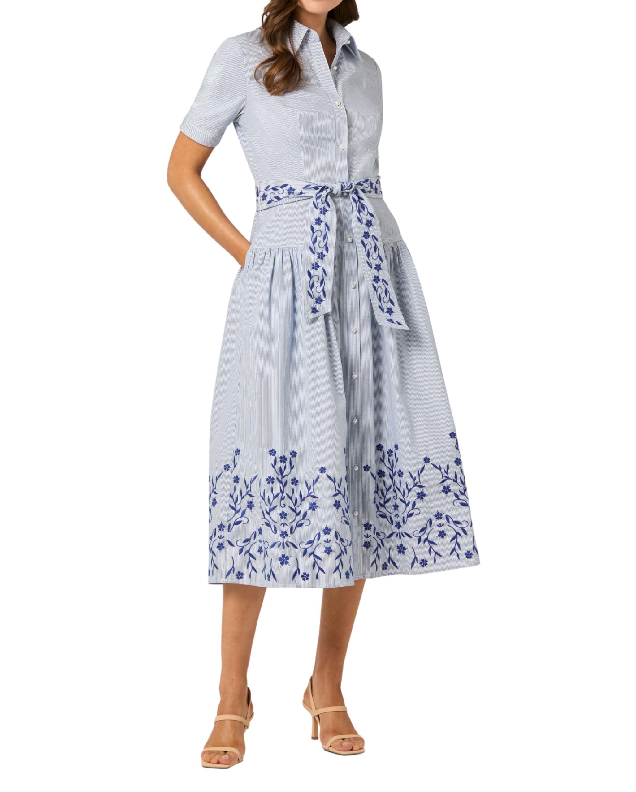 Fashion Shoshanna Sora Dress SHOSHANNA Midnight Sora White Lace