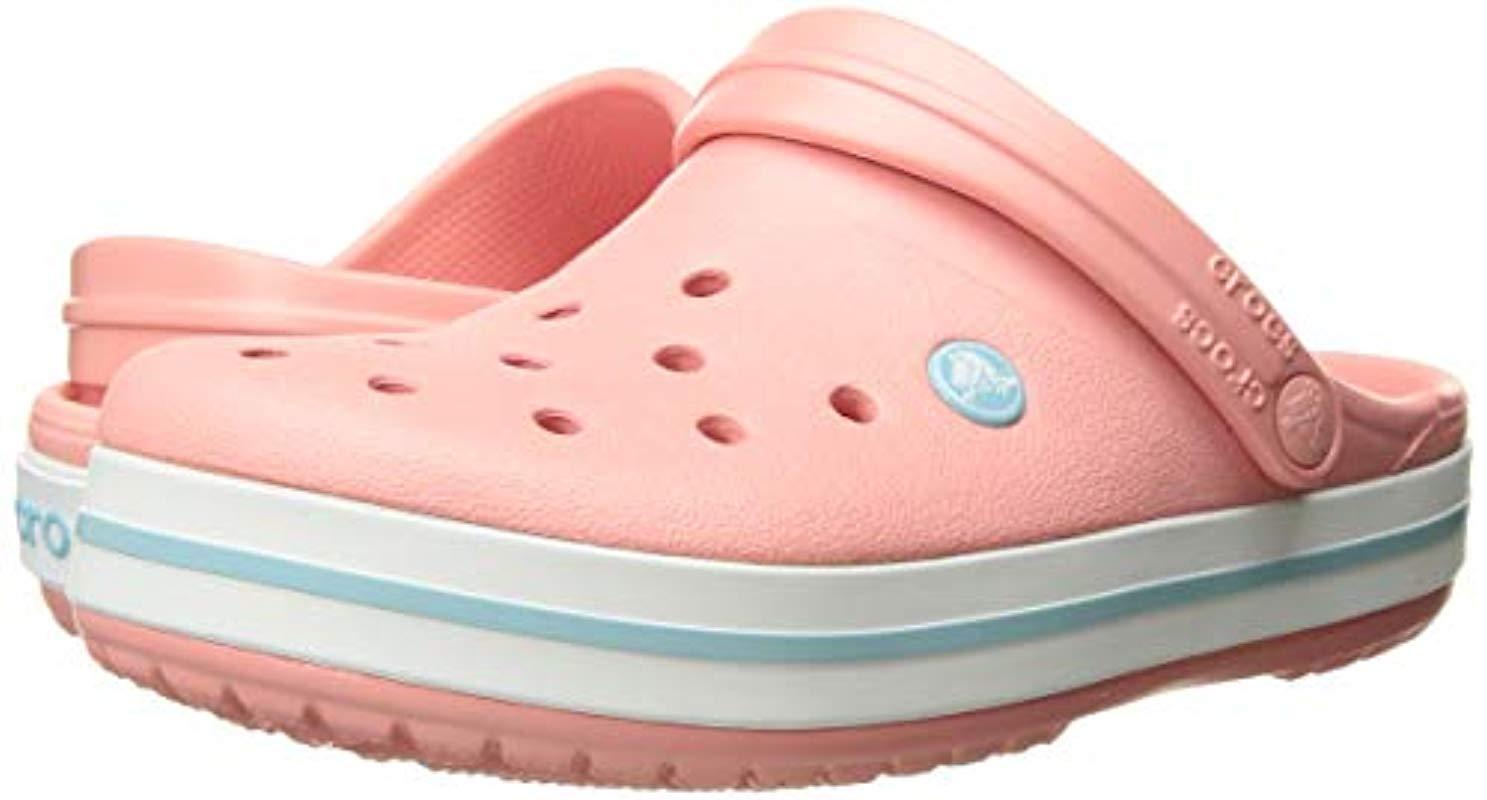 crocs pink and blue