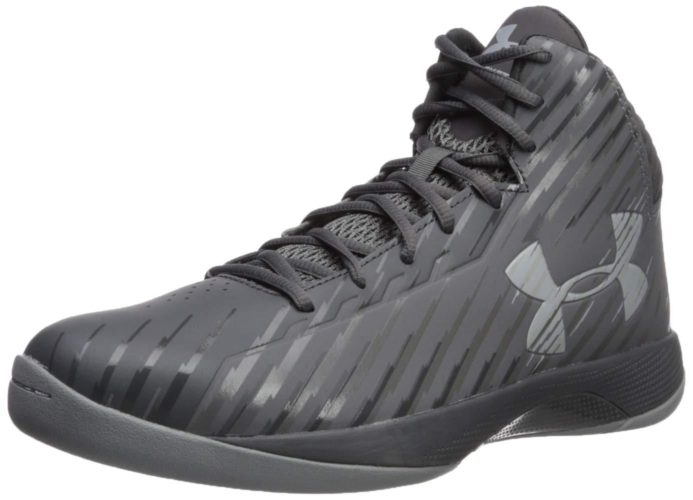 Under Armour Ua Jet Mid Basketball Shoes in Gray for Men | Lyst