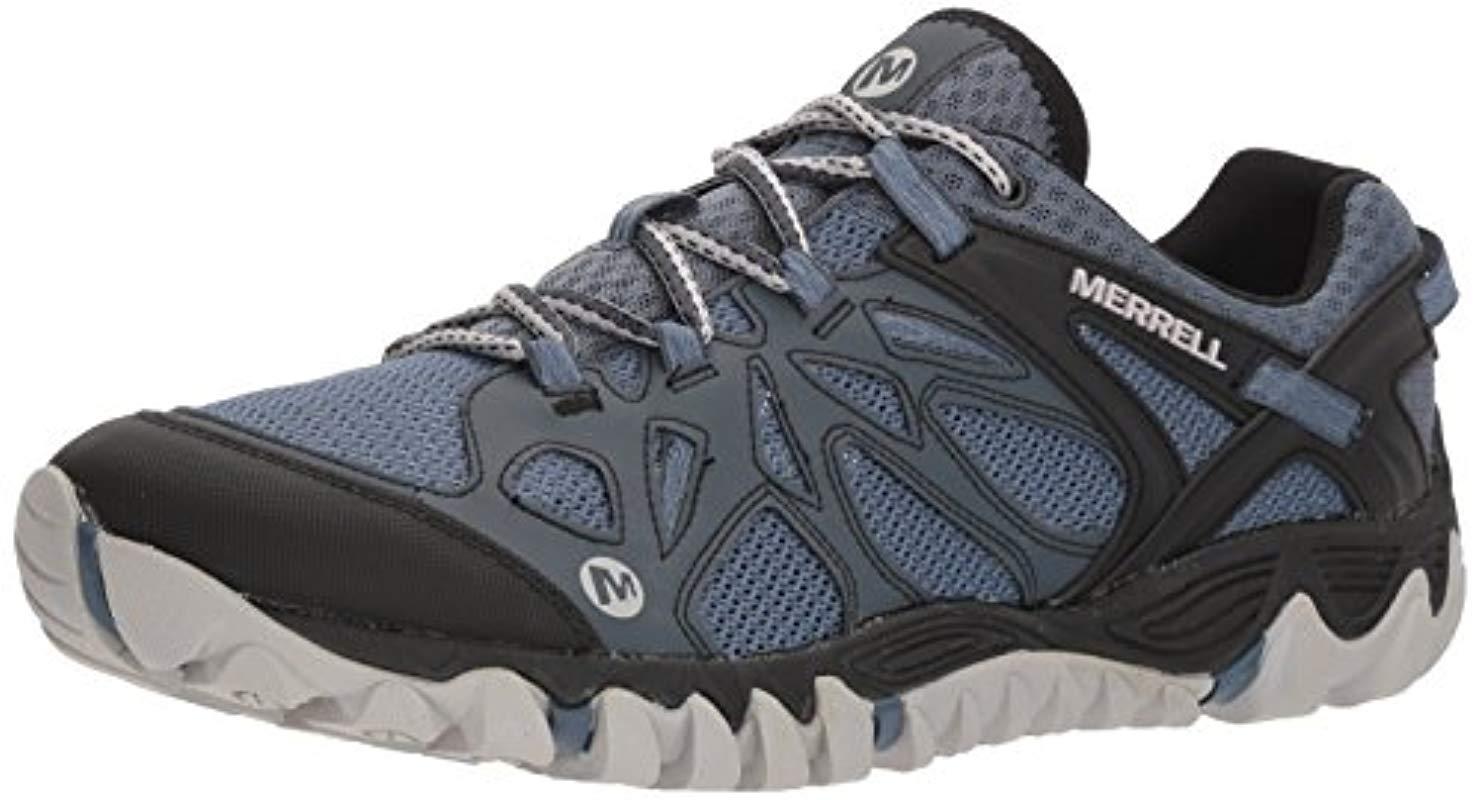 merrell blue trainers