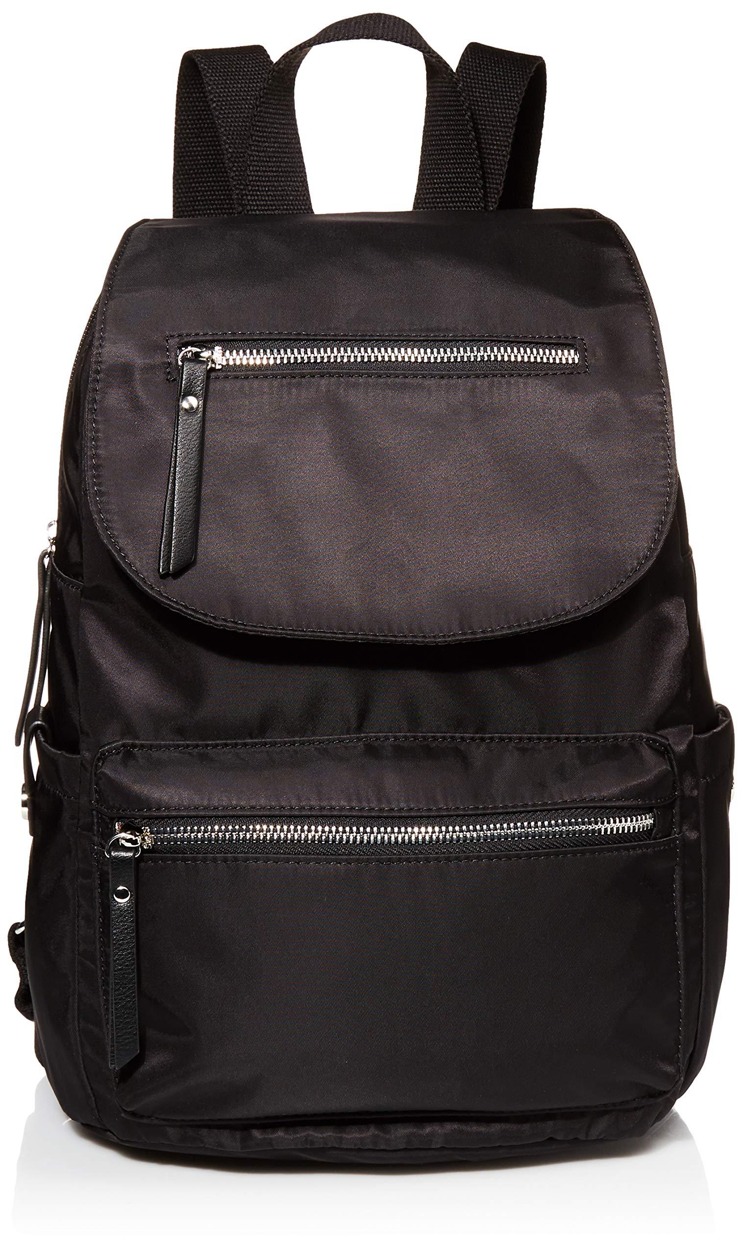 Madden Girl Mg Nylon Flap Backpack in Black | Lyst