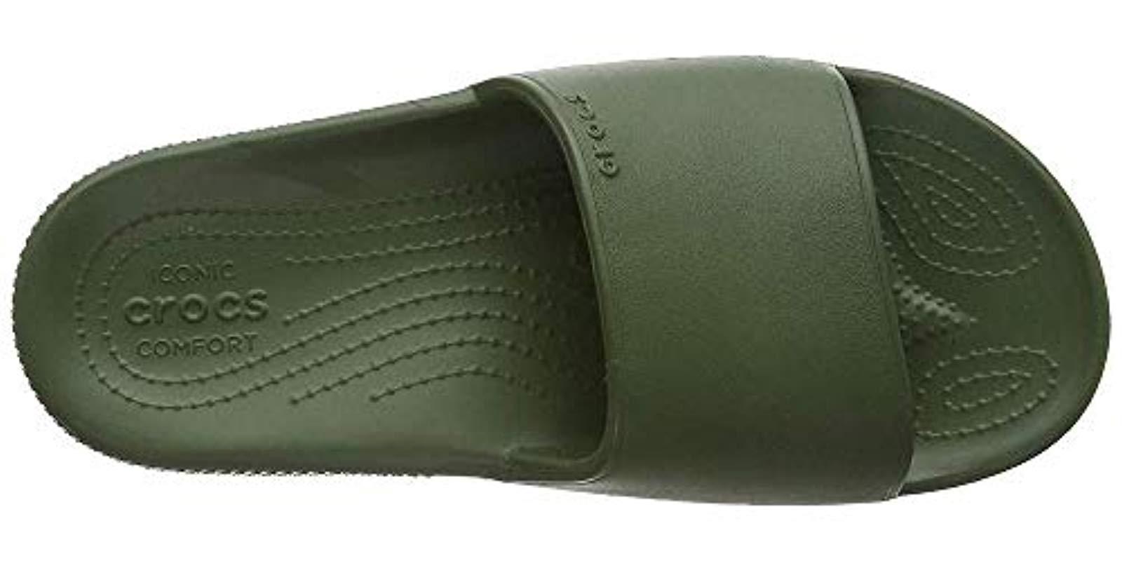 Crocs™ Unisex Adults' Classic Ii Slide Open Toe Sandals in Green | Lyst