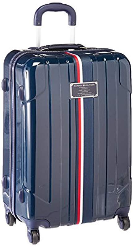 Tommy Hilfiger Lochwood Hardside Spinner Luggage in Blue for Men | Lyst