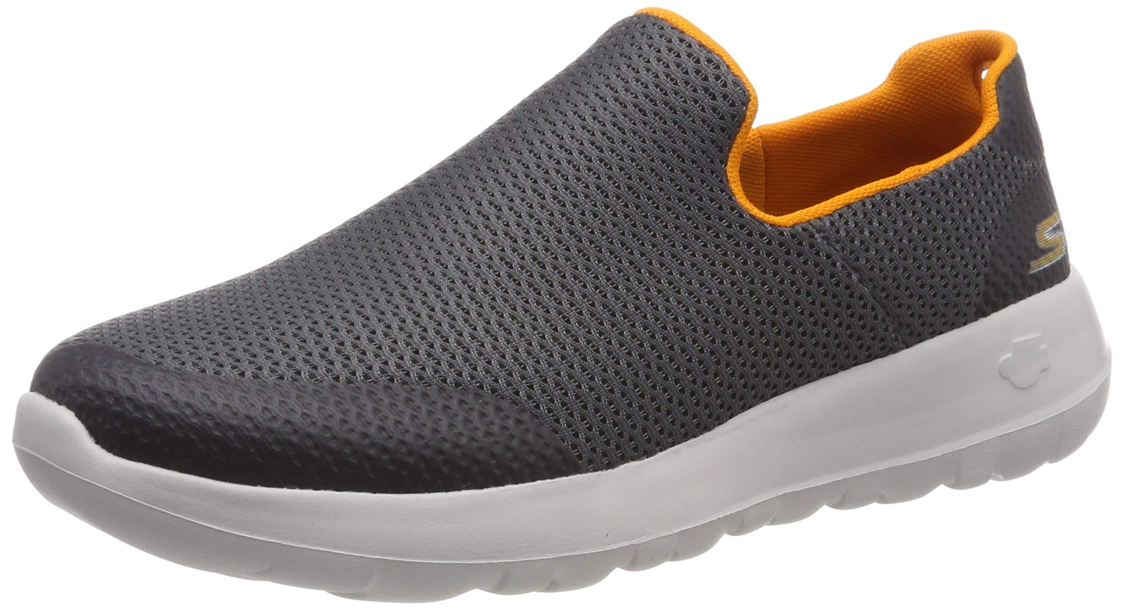 Skechers Go Walk Max-focal Sneaker, Charcoal/orange, 10 M Us in Gray ...