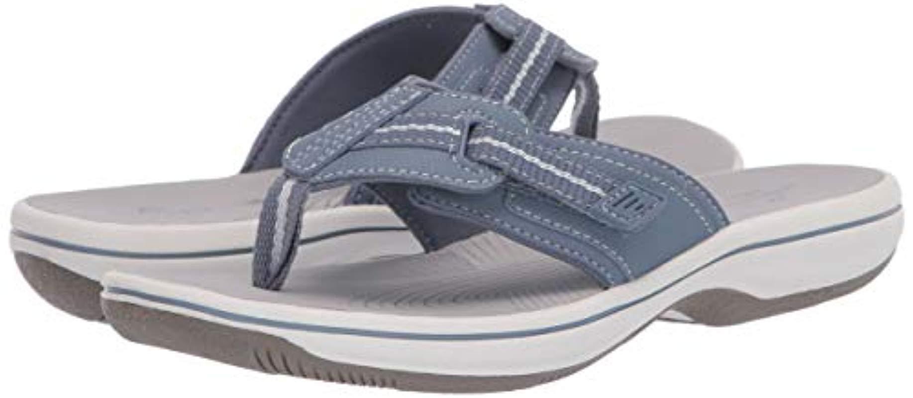 clarks brinkley jazz flip flops