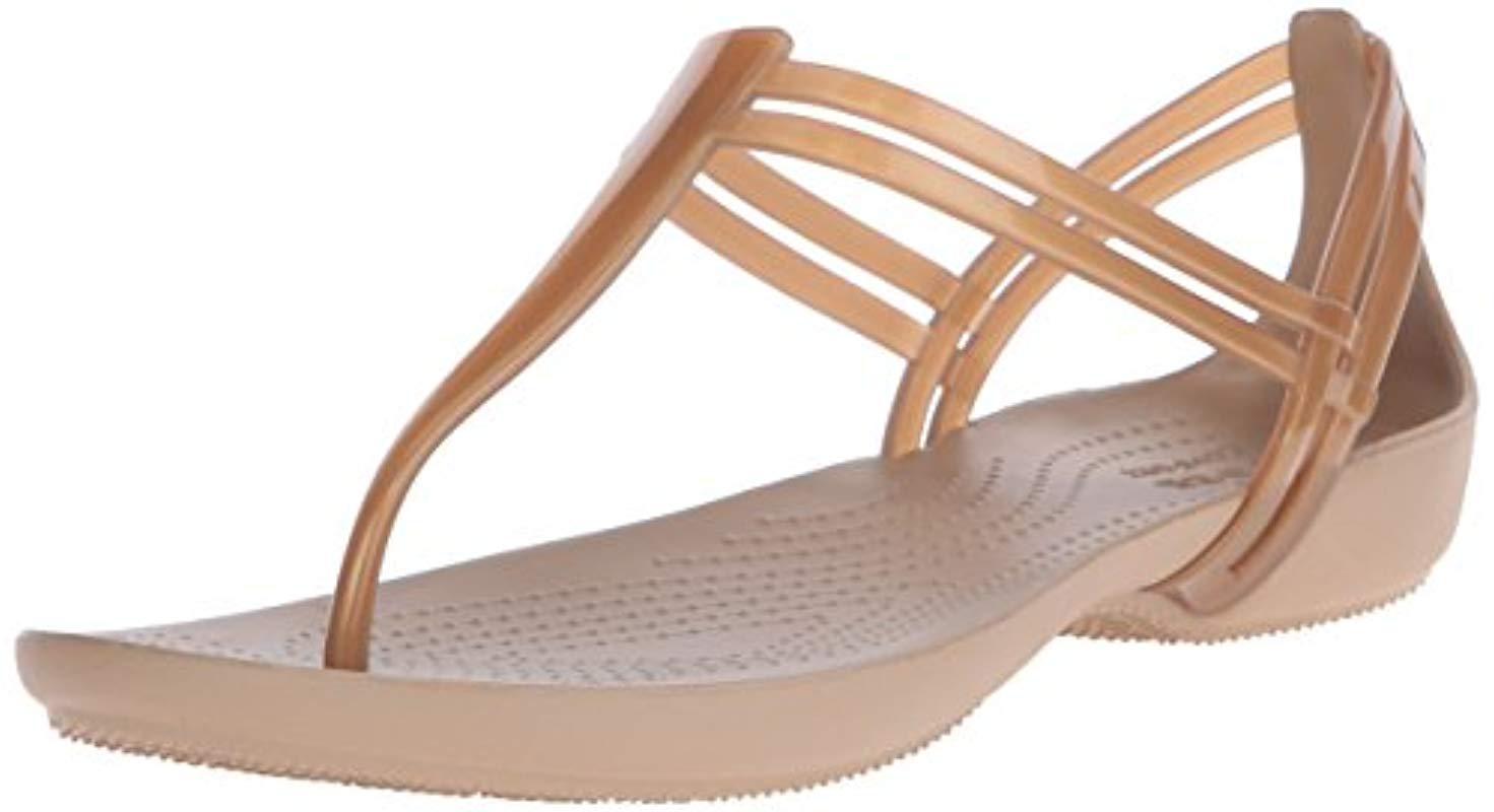 Crocs™ Isabella T-strap Sandals - Lyst