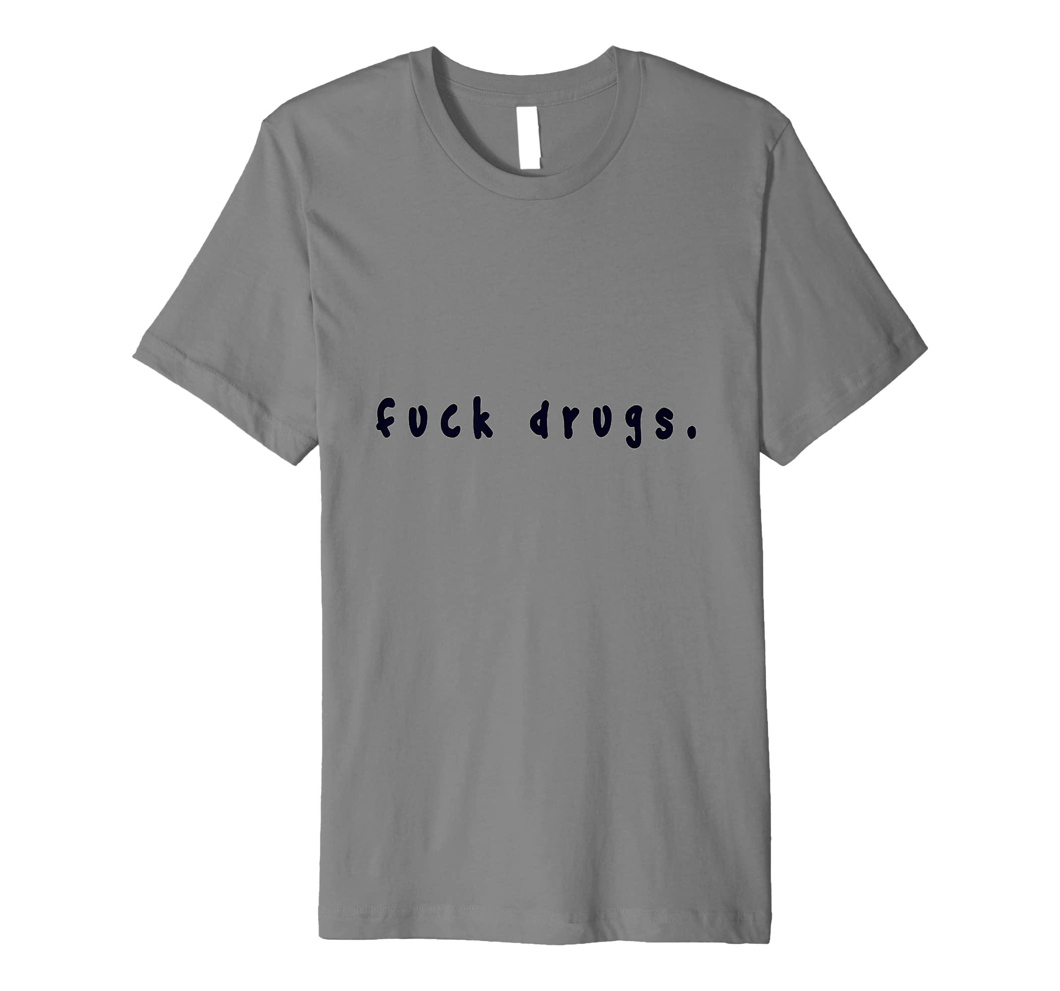 Nike Fuck Drugs Sobriety Premium T-shirt in Gray | Lyst