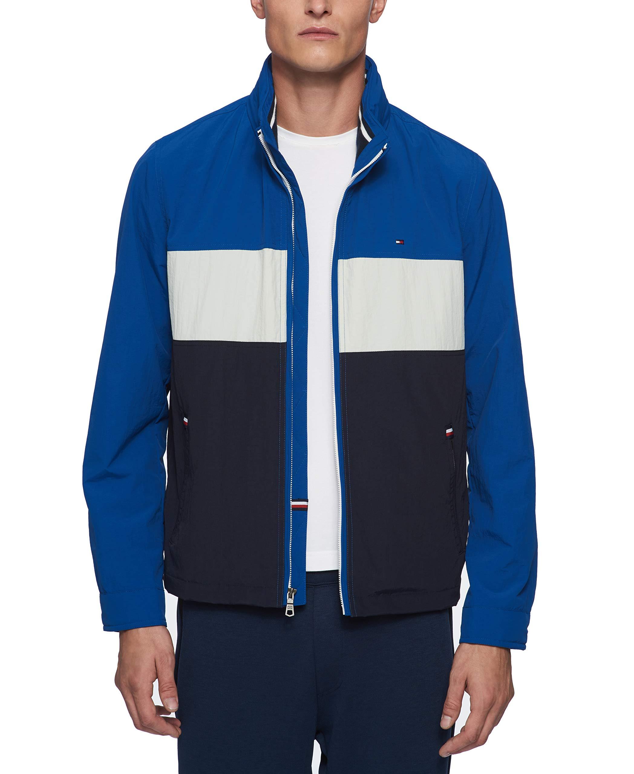 Tommy Hilfiger Synthetic Lightweight Taslan Jacket in Blue/Ice/Navy