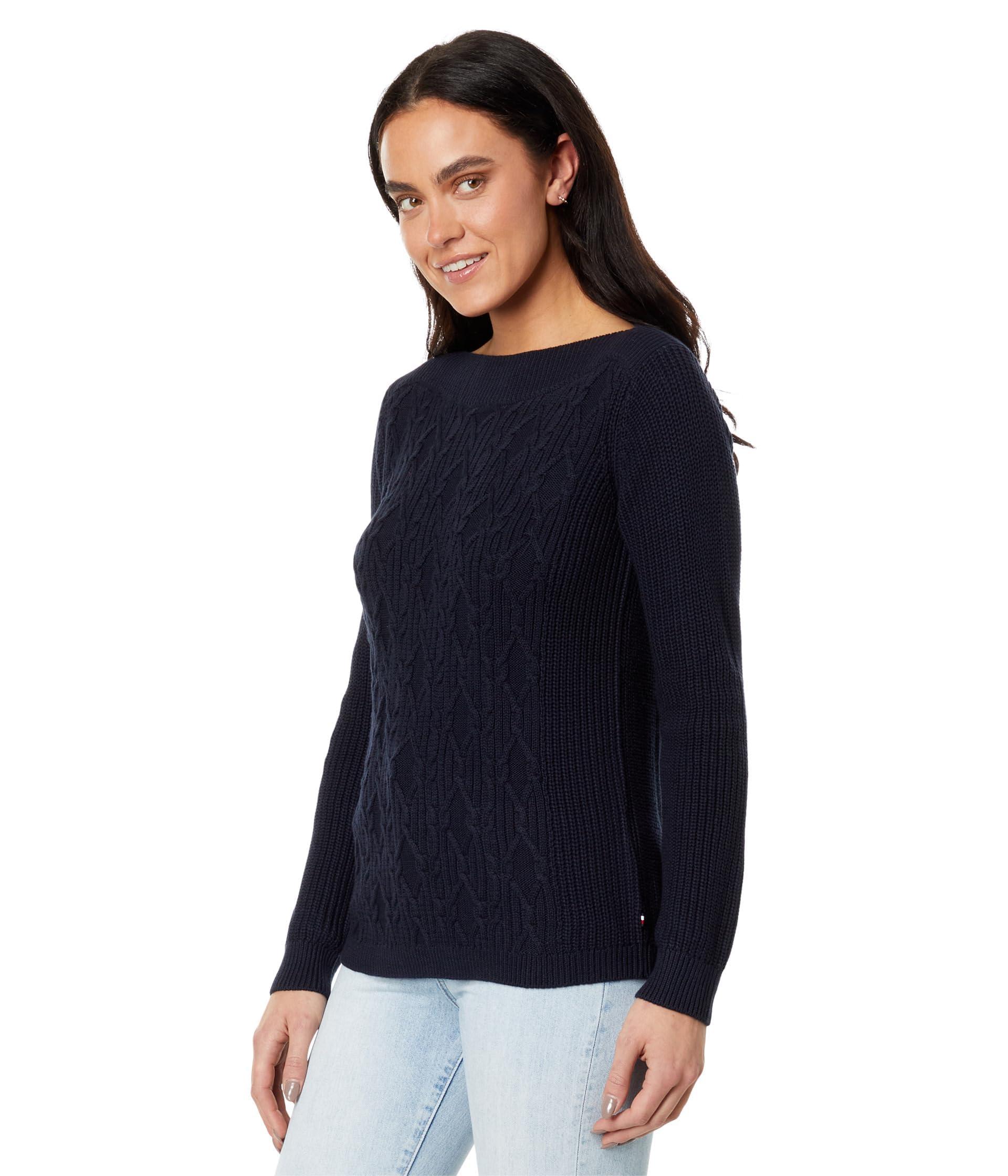 Tommy hilfiger hotsell navy jumper womens