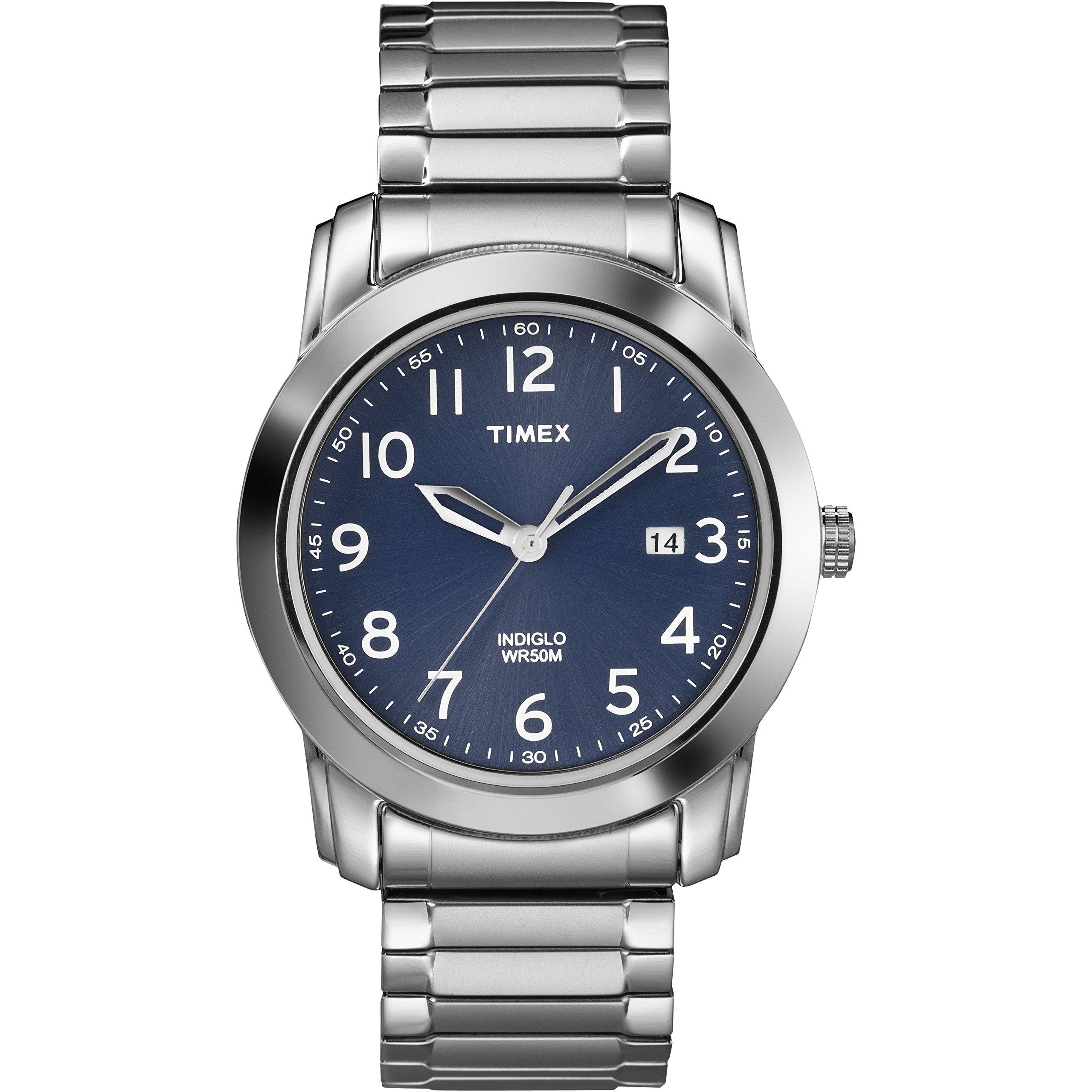 Timex T2p132 Highland Street Silver-tone Stainless Steel Expansion