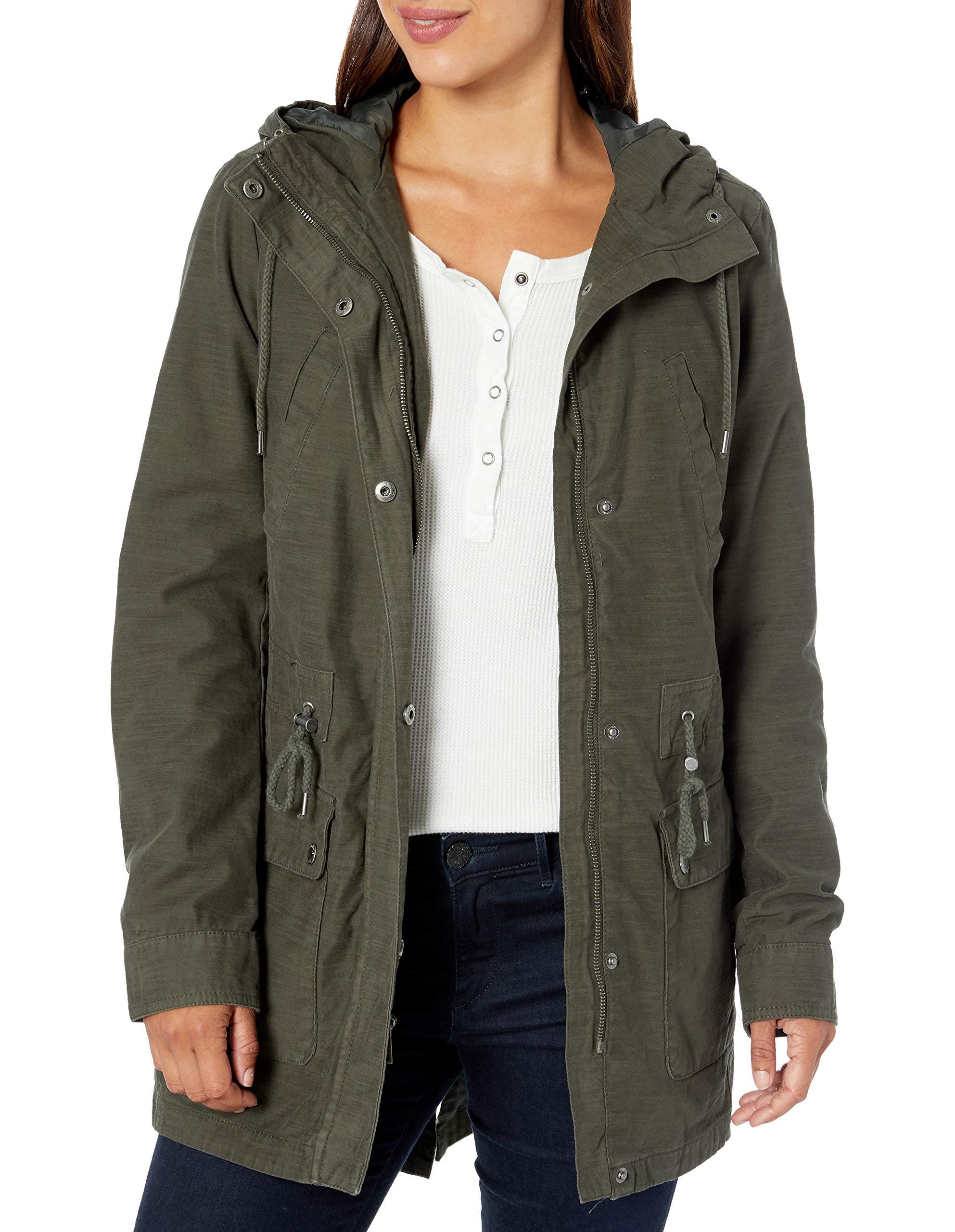 levi's hooded anorak military jacket