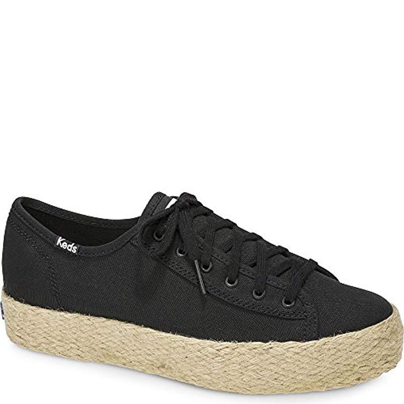 triple kick canvas keds