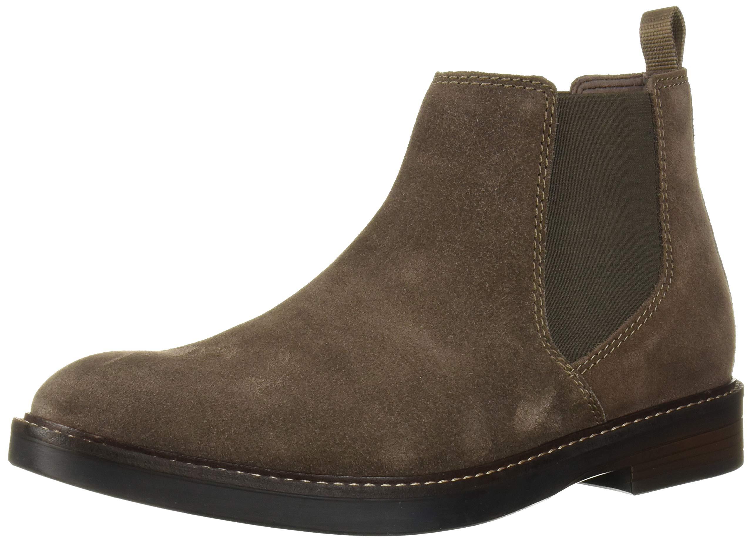 Clarks Paulson Up Chelsea Boot in Taupe Suede (Brown) for Men - Save 35 ...