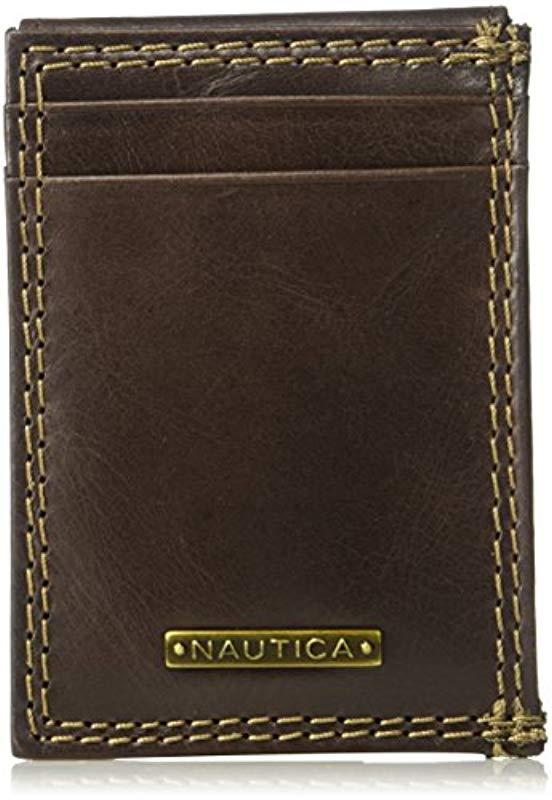 nautica magnetic wallet