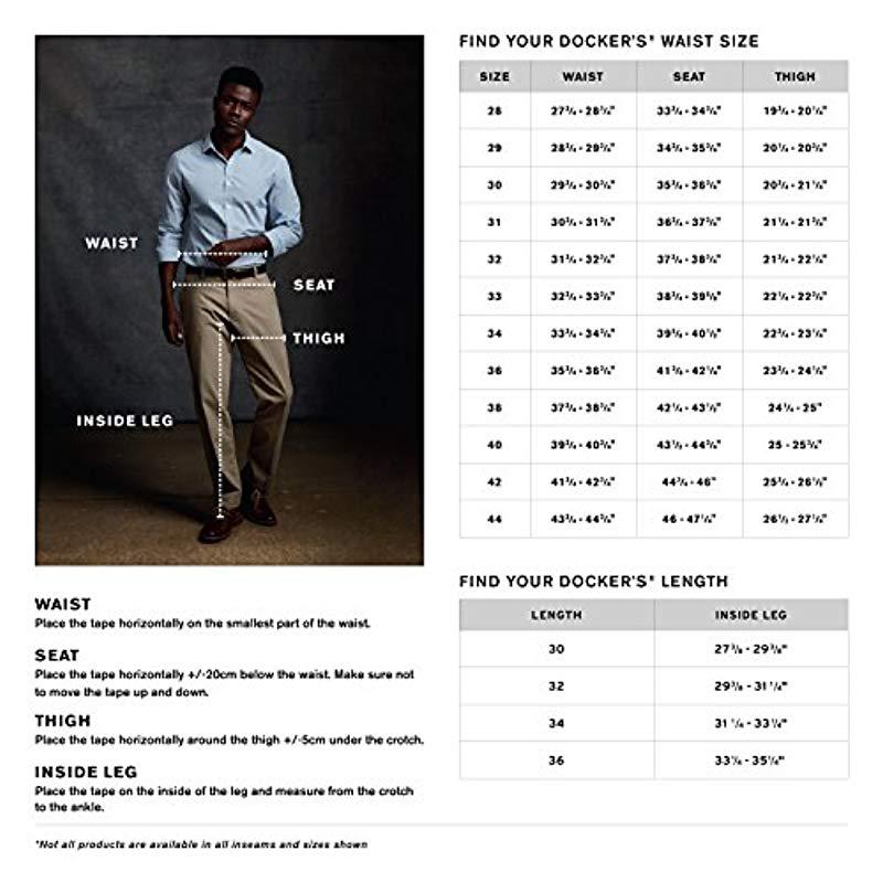 Dockers Slim Fit Signature Khaki Lux Cotton Stretch Pants D1 in