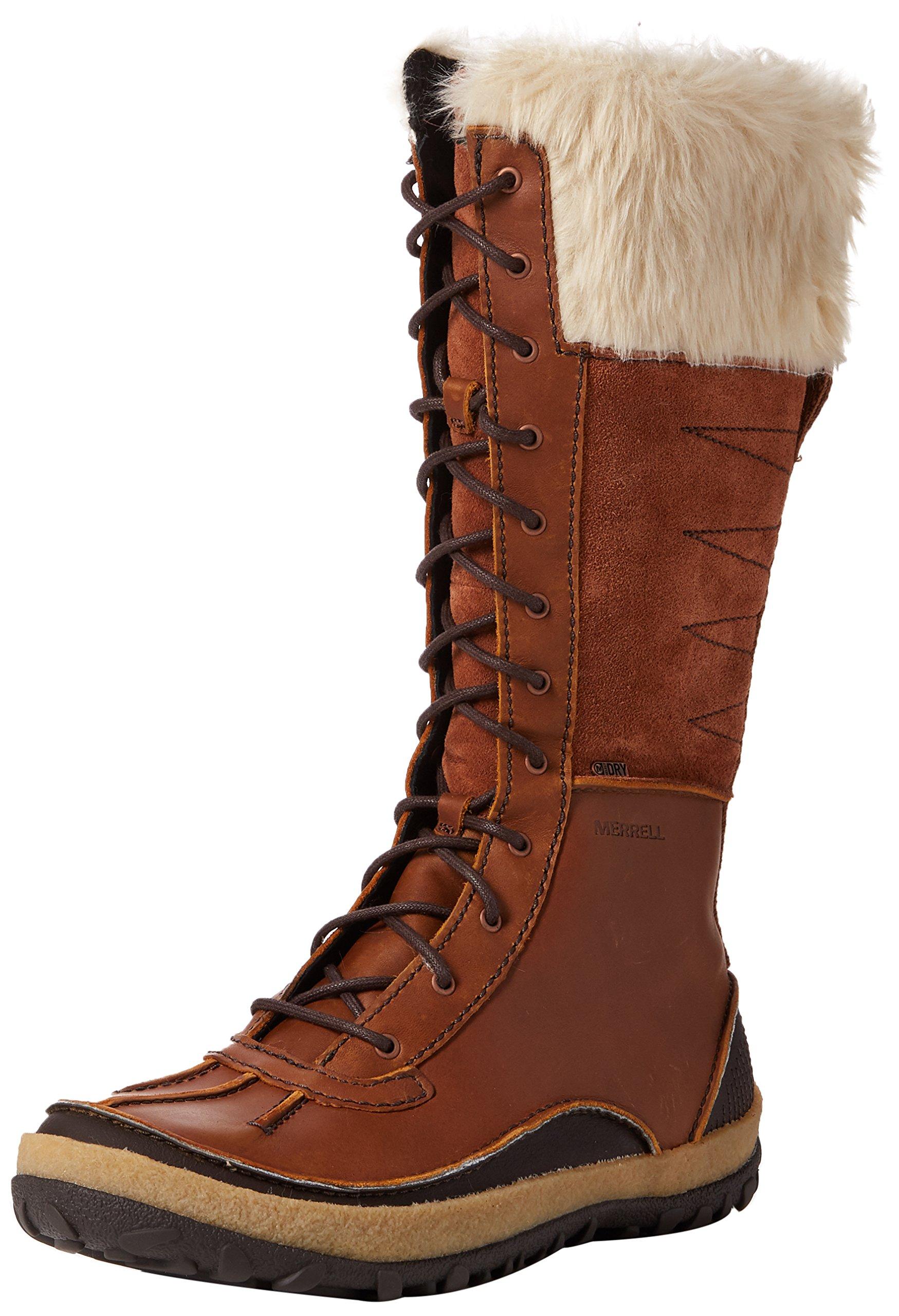 Merrell Womens Tremblant Tall Polar Wtpf Snow Boot in Brown | Lyst