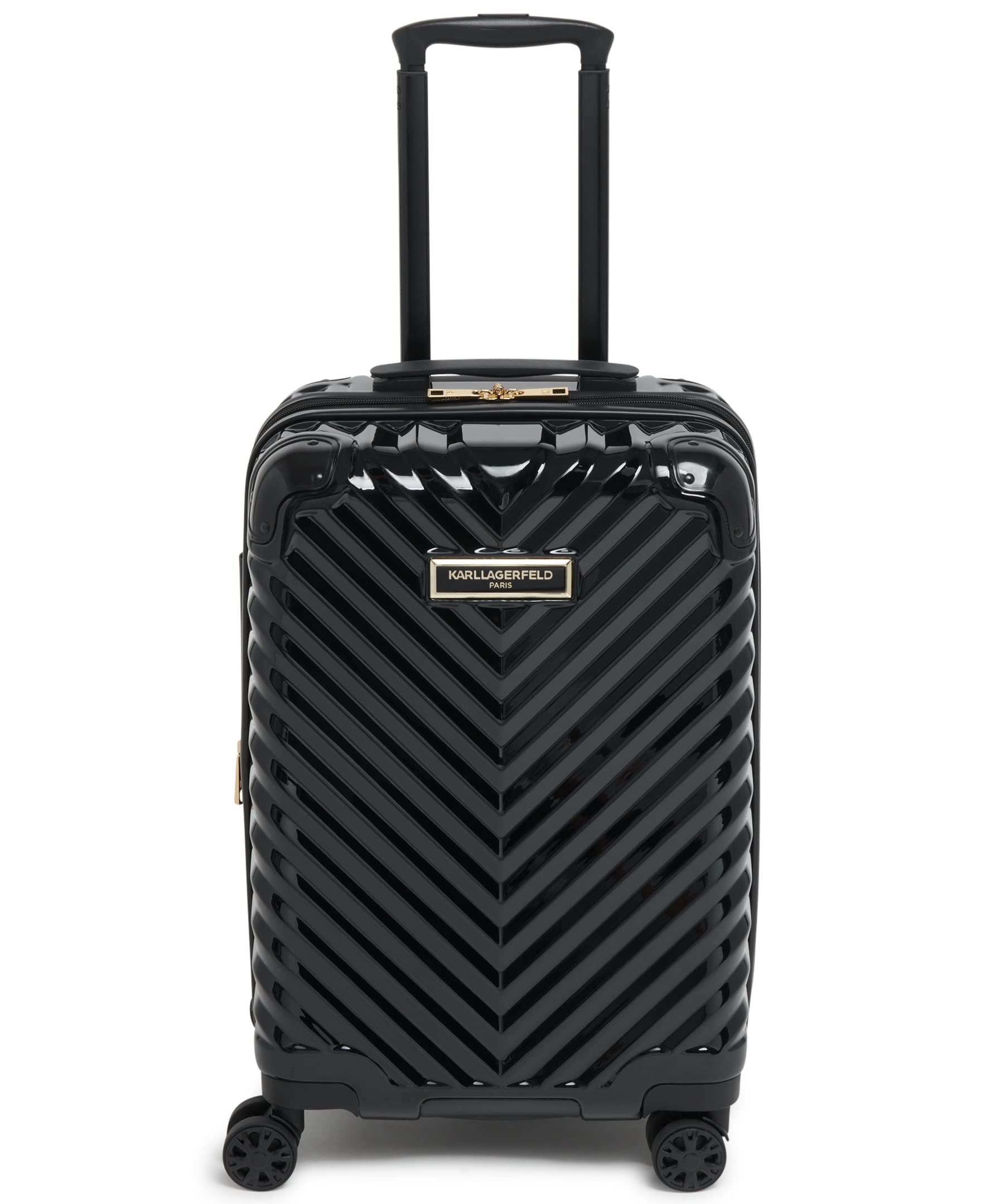 Karl Lagerfeld Karl Lagerfeld Chevron 21" Hardside Carryon Spinner in