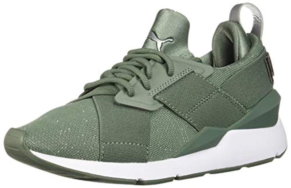 puma muse green