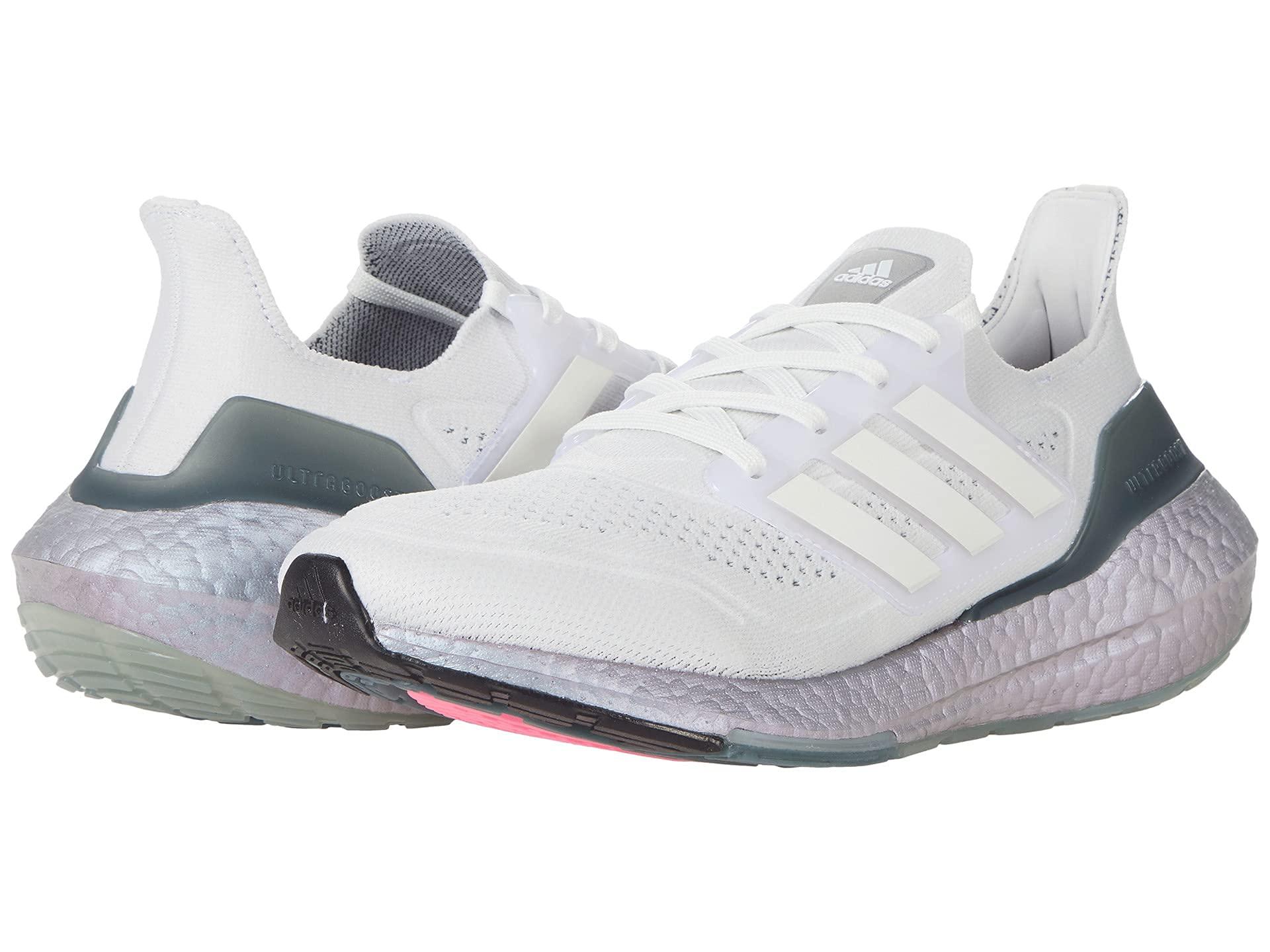 adidas S Ultraboost 21 Crystal White/crystal White/hazy Green 9 for Men -  Lyst