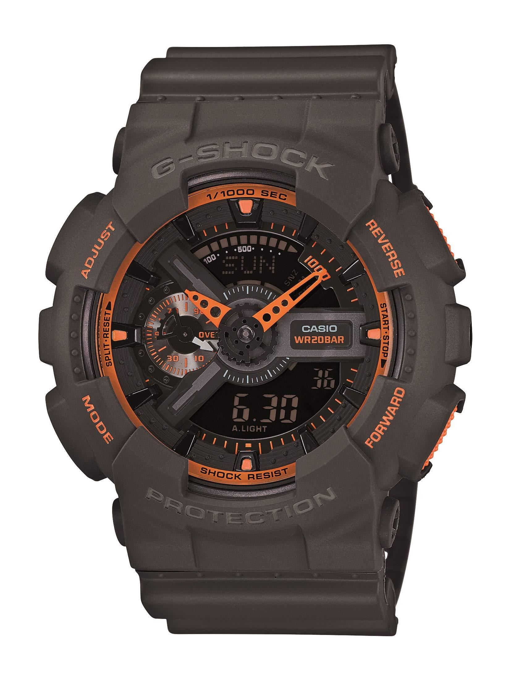 g shock grey and green