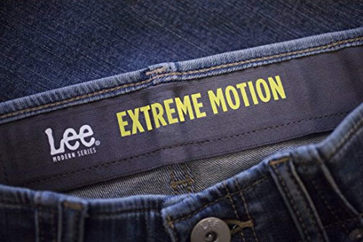 lee extreme motion athletic jeans