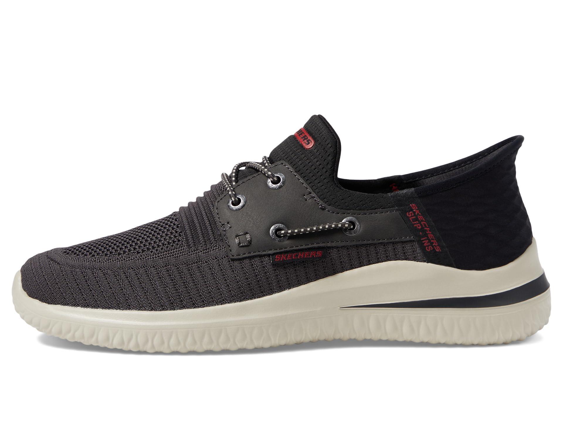 Skechers slip on mens red deals