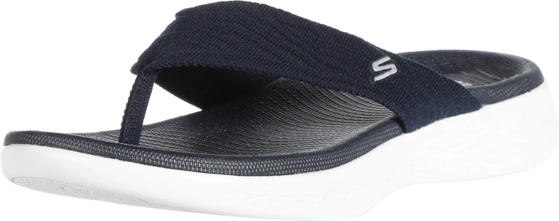 Skechers On-the-go 600-sunny Flip-flop in Navy (Blue) - Save 2% - Lyst