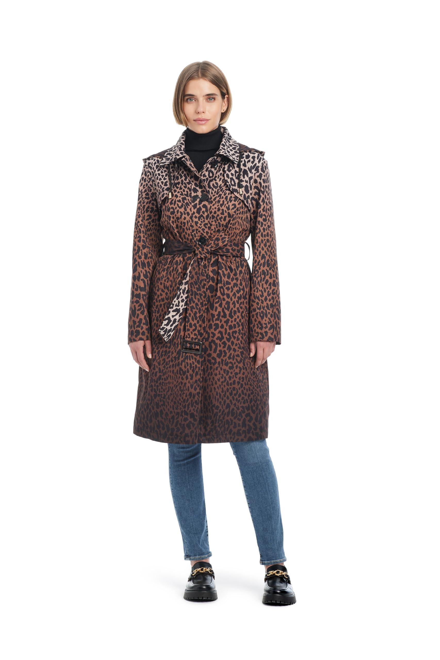 Kate Spade Hooded Print A line Raincoat Lyst