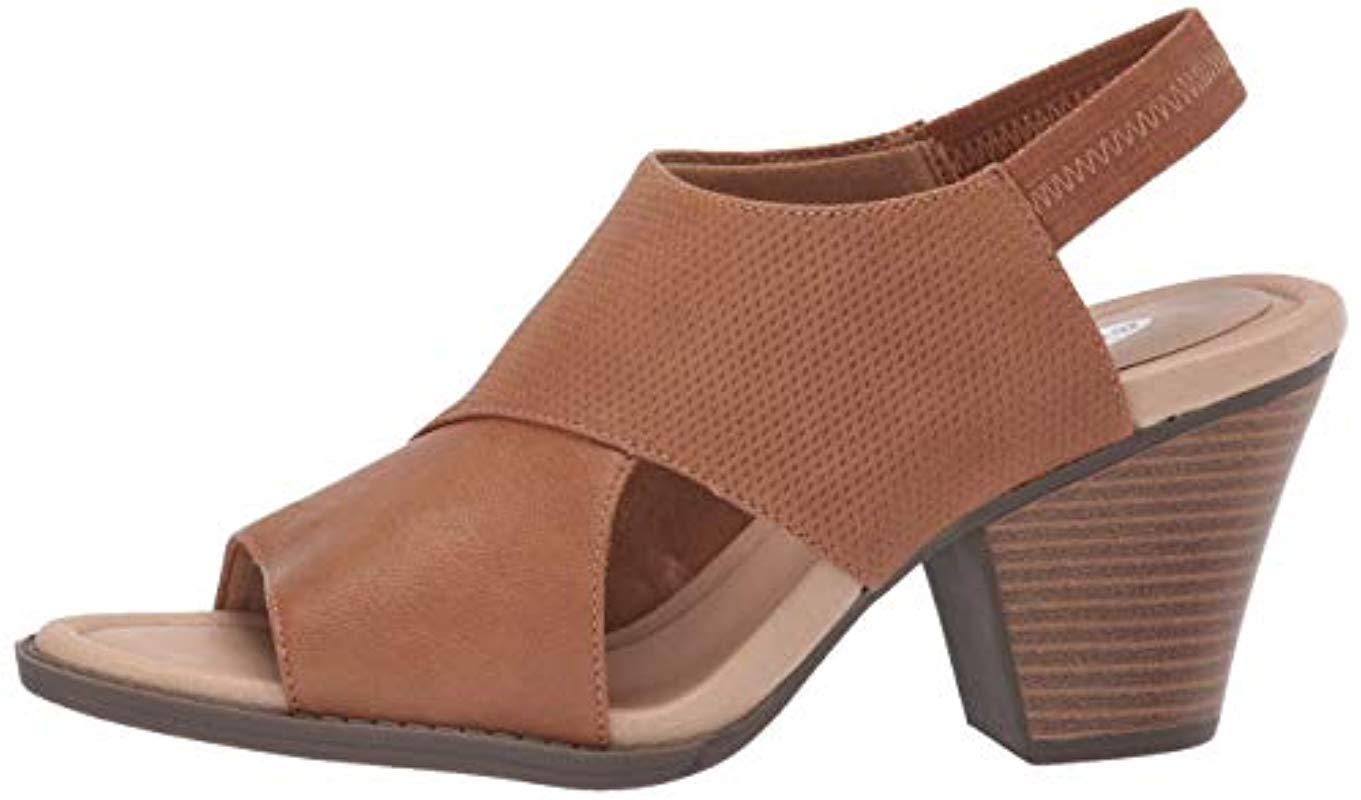dr scholl's lemon block heel sandal