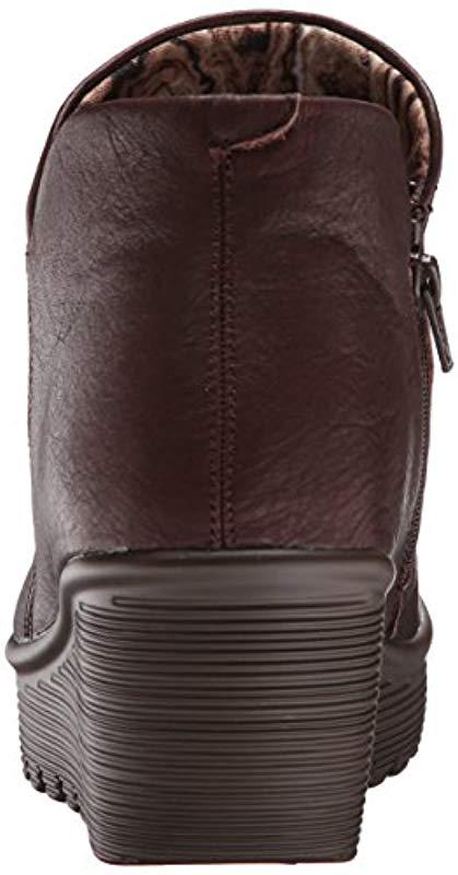 Alvorlig Selvforkælelse Troubled Skechers Leather Parallel-double Great Chelsea Boot in Chocolate (Brown) -  Lyst