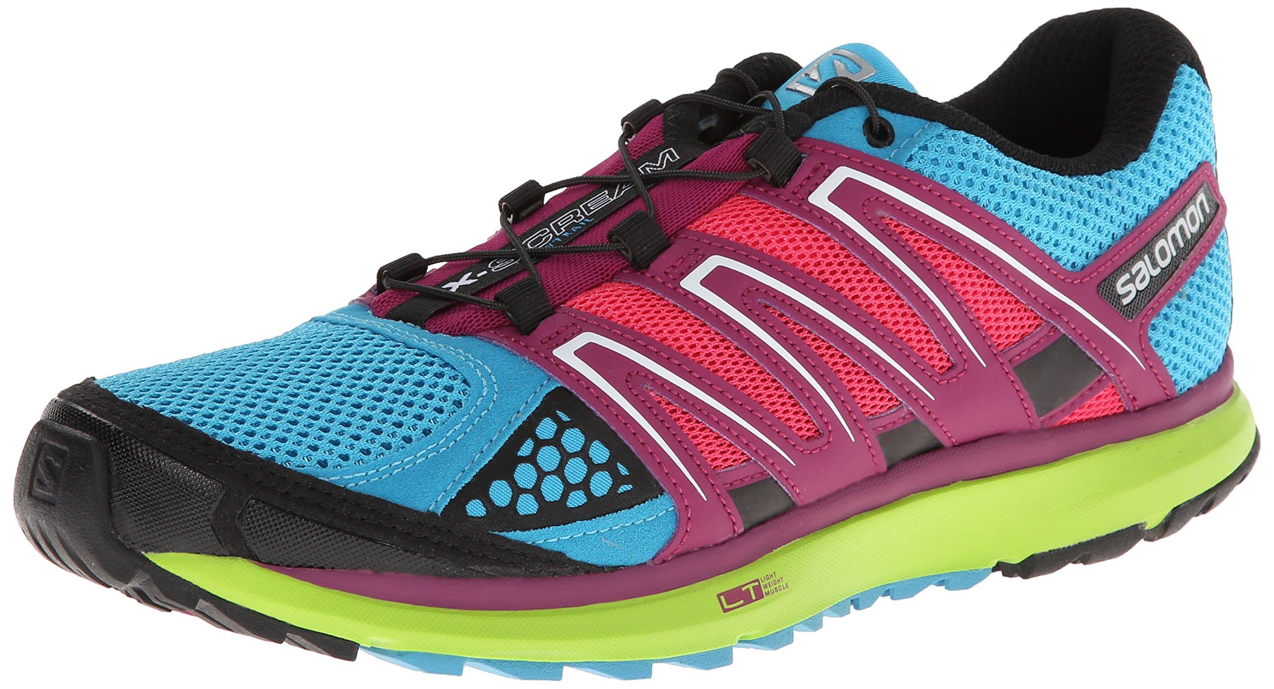 Salomon X Scream W Trail Running Shoe,boss Blue/granny Green/hot Pink,6 M  Us in Black | Lyst