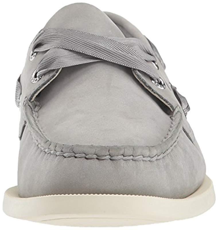 gray women's sperrys