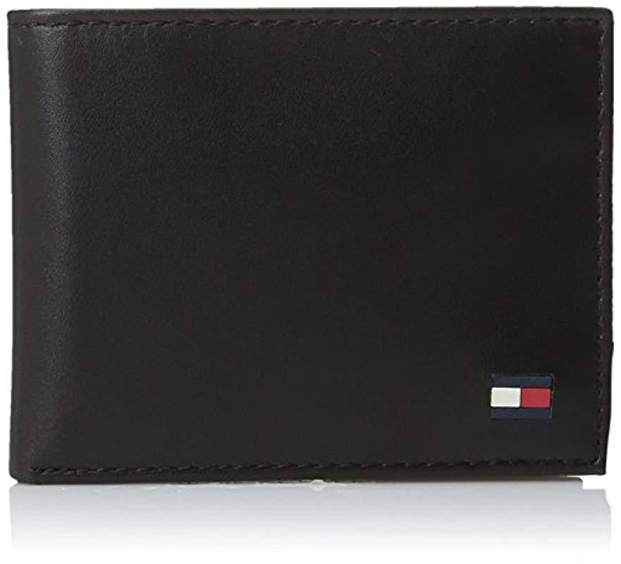 Tommy Hilfiger Men's Genuine Leather Slim Passcase Wallet for Men - Save  50% - Lyst