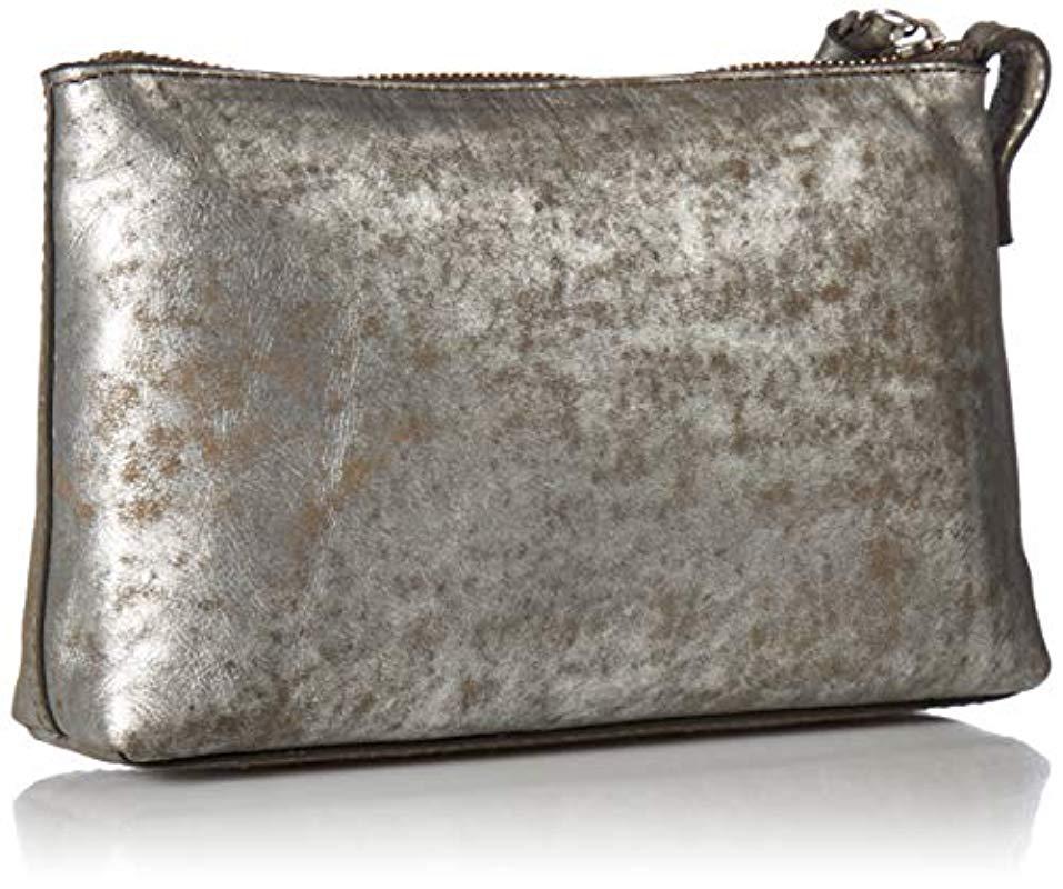 frye silver bag
