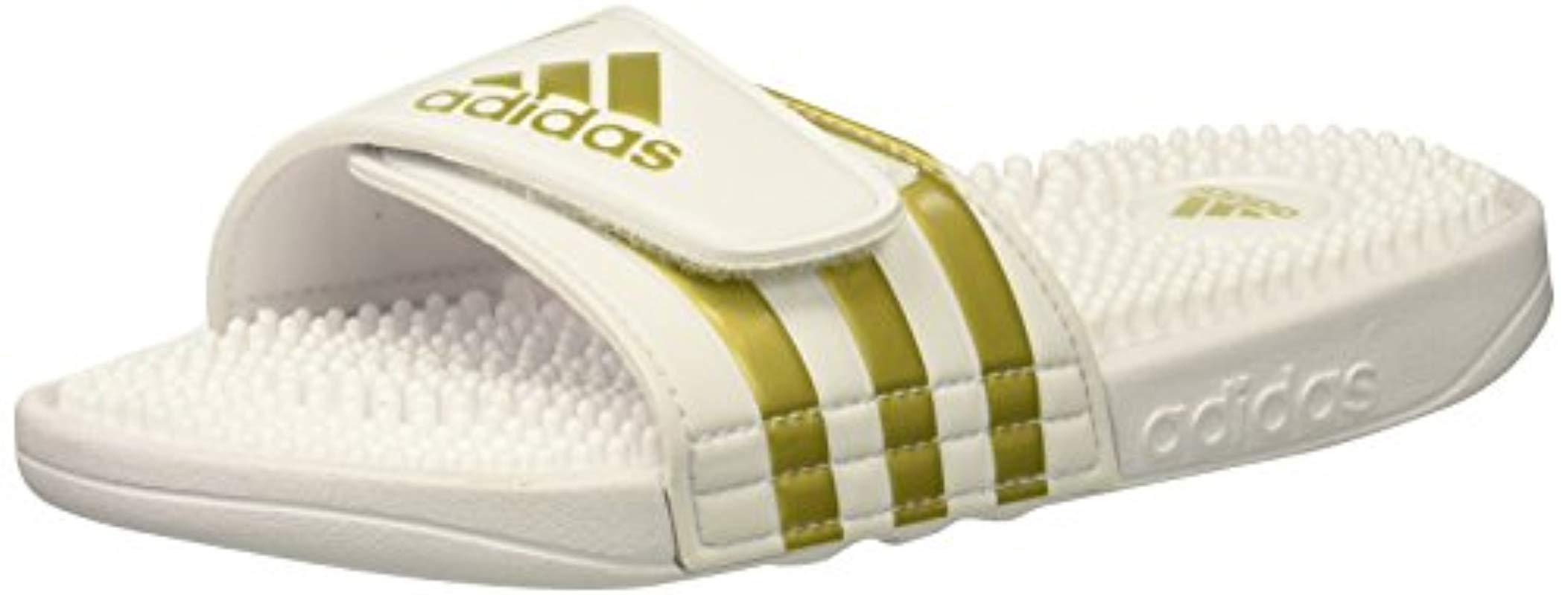 adidas adissage slides white