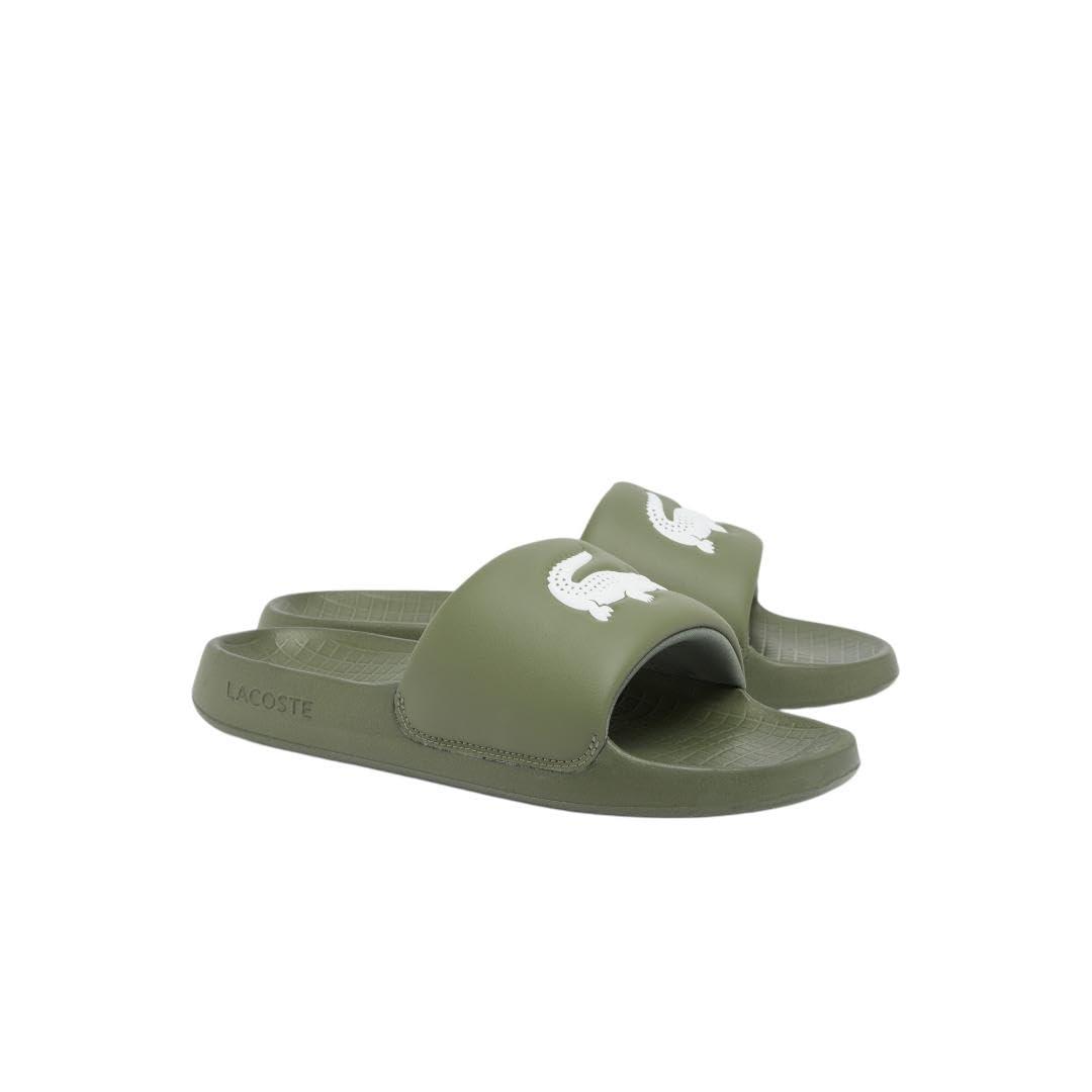 Green Lacoste Sandals and Slides for Men Lyst