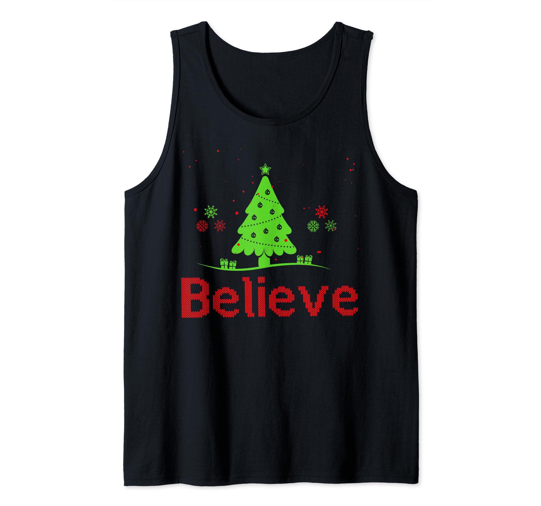 BELIEVE with SNOWFLAKE SHIRT Raglan Baseball TShirt Black with