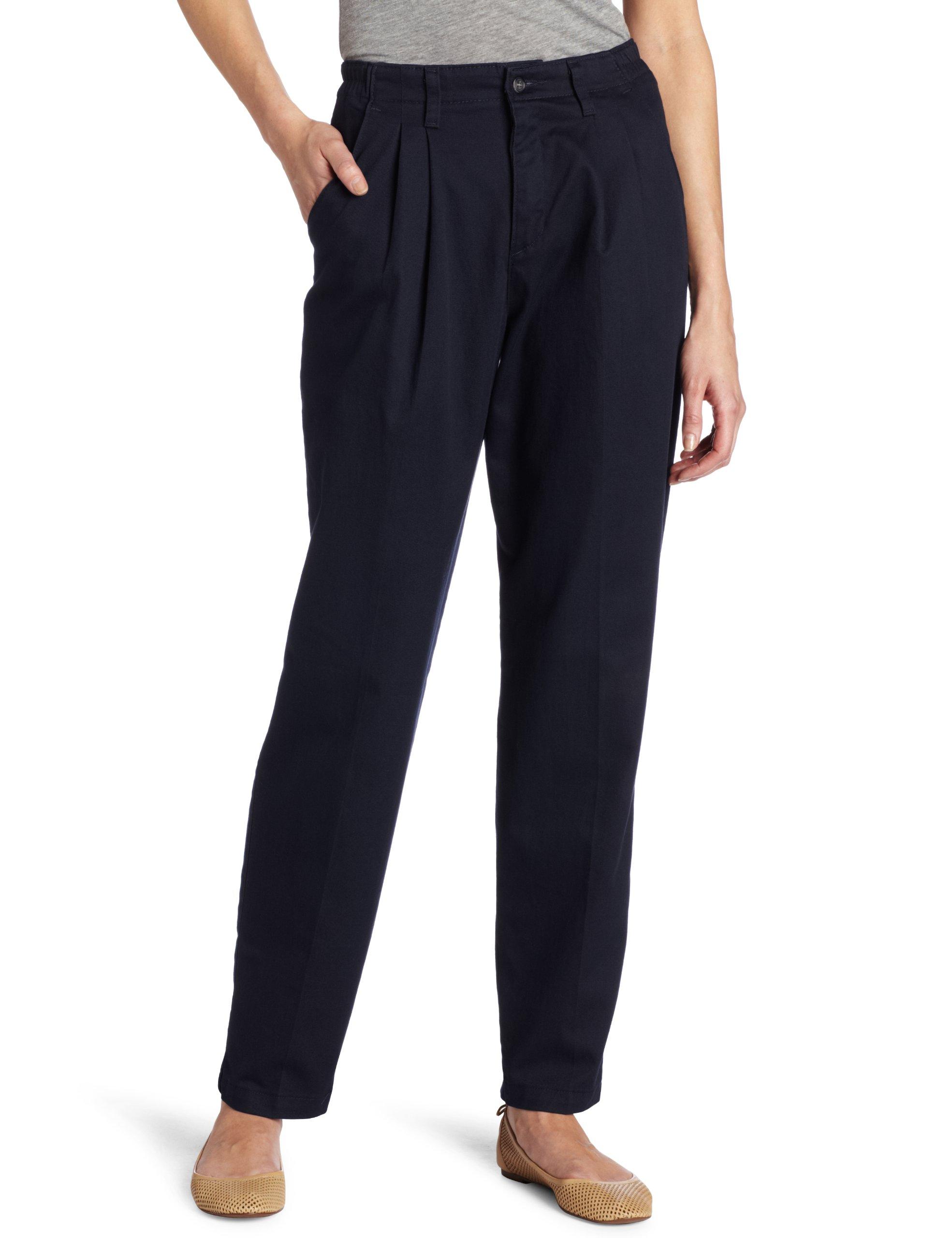 Lee Jeans Relaxed Fit Side Elastic Pleated Pant in Navy (Blue) - Save ...