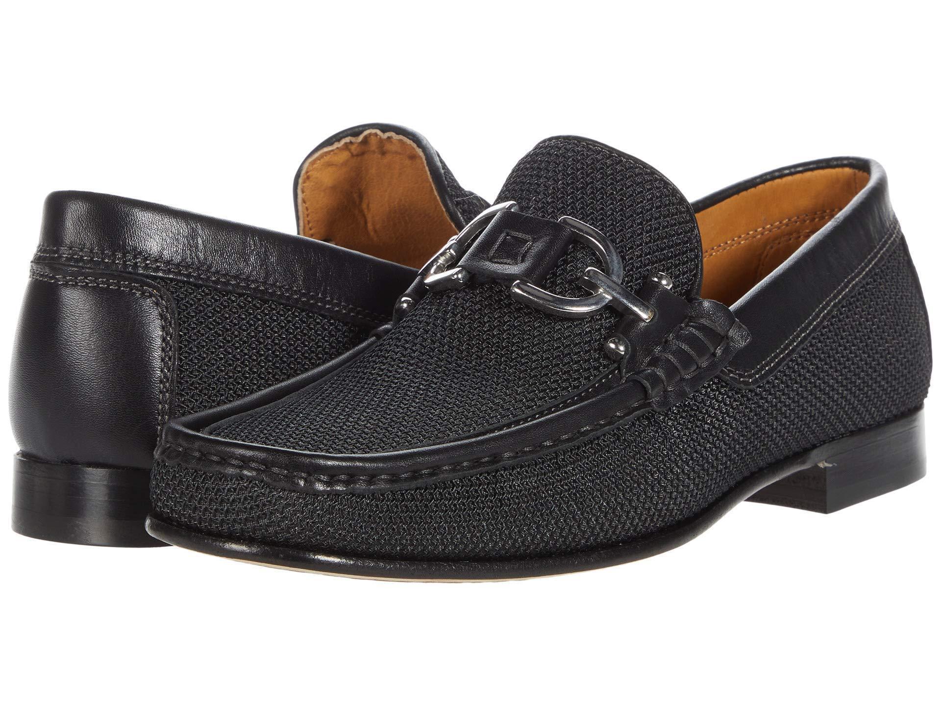 Donald J Pliner Leather Loafer in Black for Men - Lyst