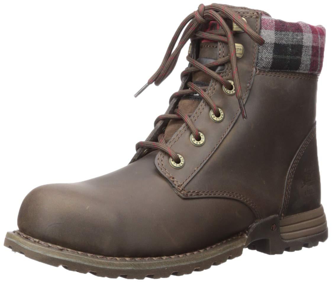 cat kenzie steel toe boots